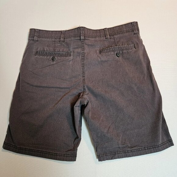 Weatherproof Men’s 38 Shorts Charcoal Flat Front Stretch Casual Chino Style - Picture 5 of 5